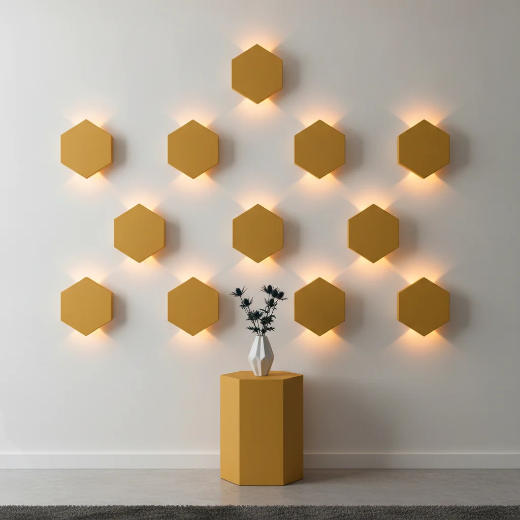 Jeu de textures claires sculptées par une lumière rasante dans un salon