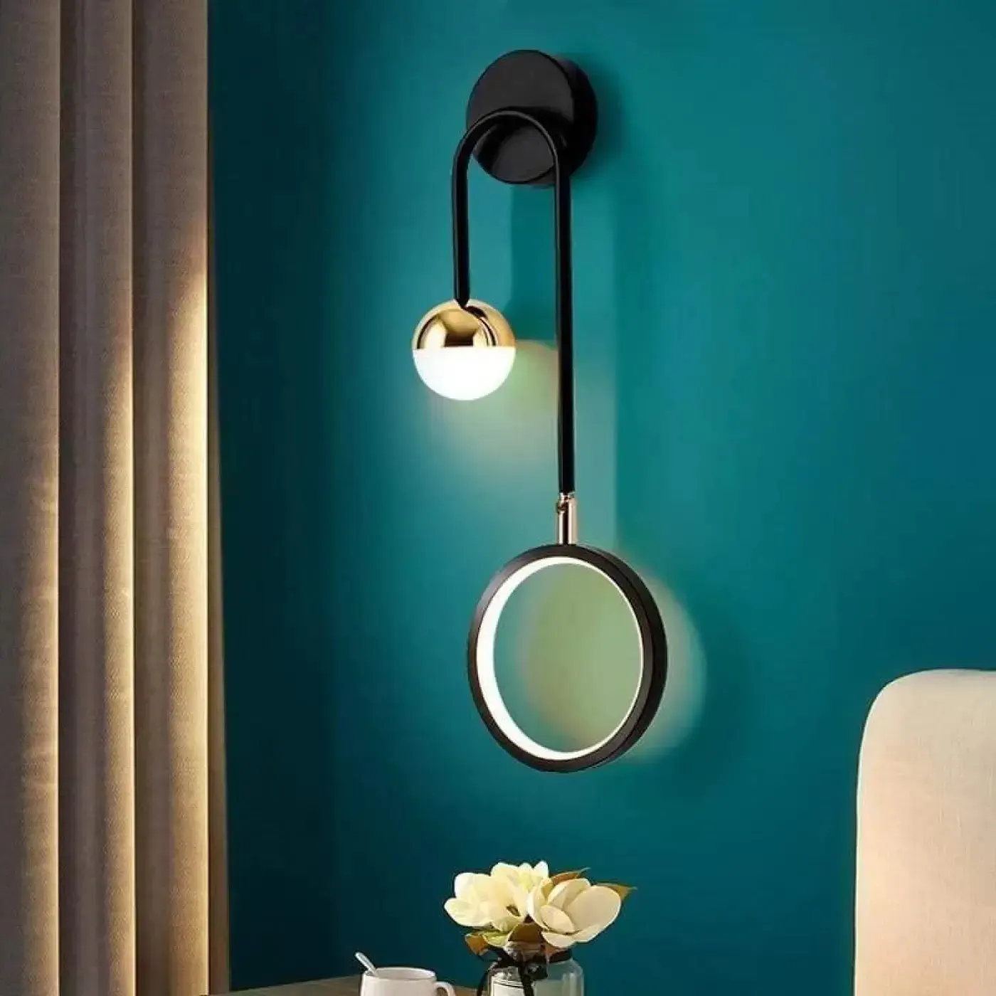 Applique murale scandinave en bois