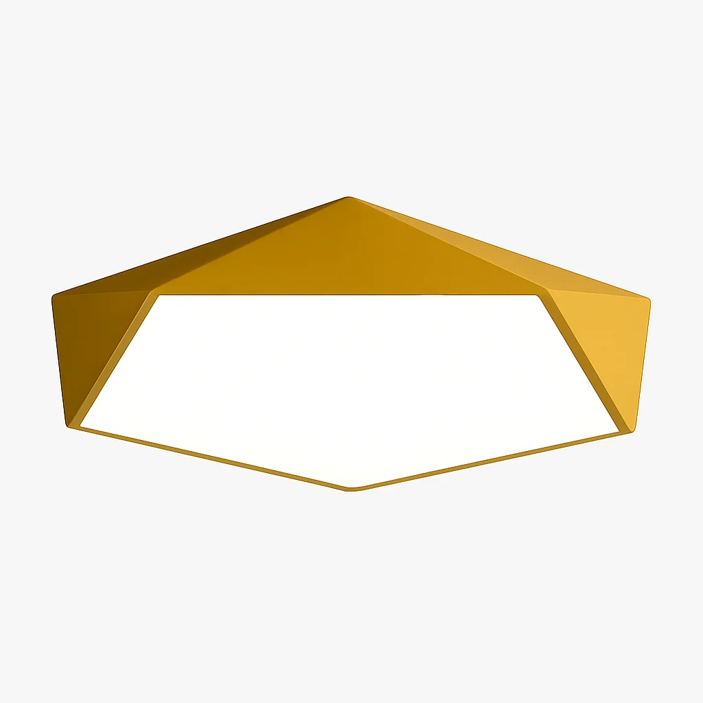 Plafonnier LED Design Géométrique