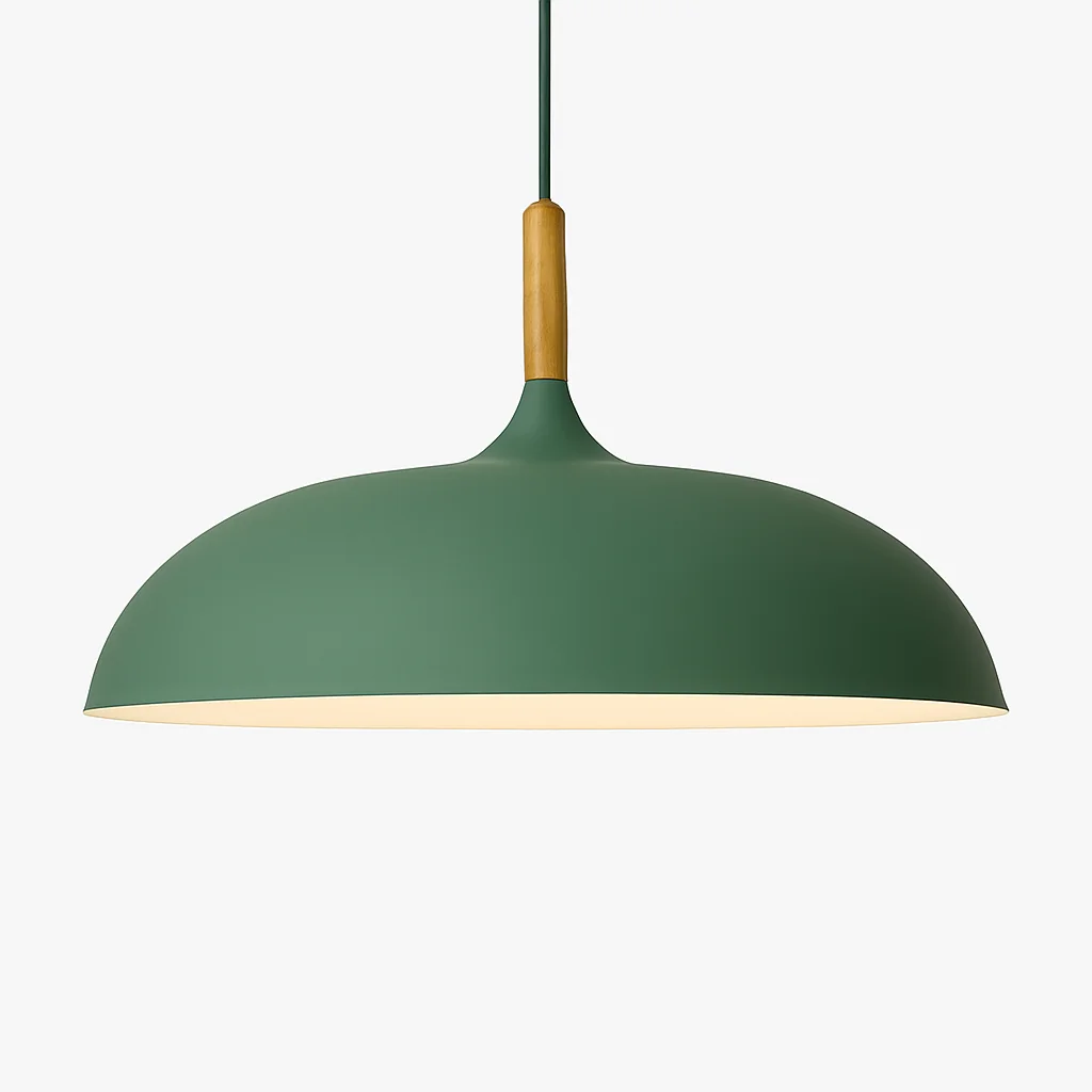 Suspension en aluminium et bois